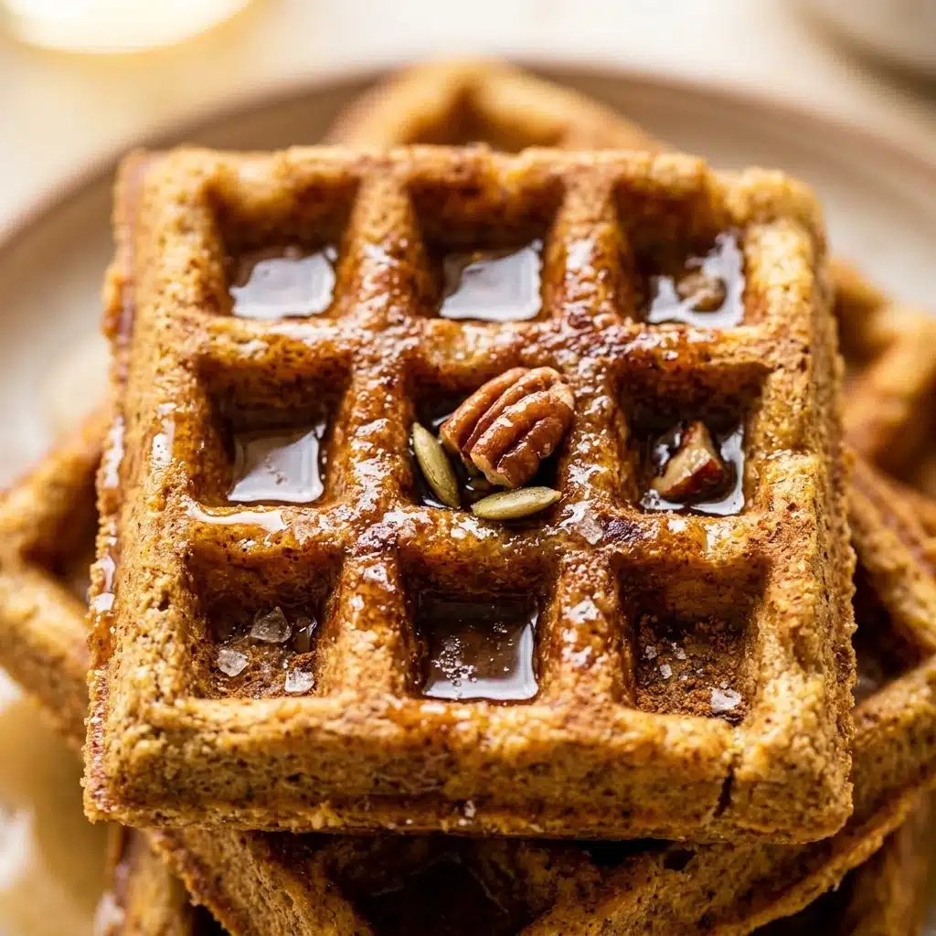 Pumpkin Protein Waffles