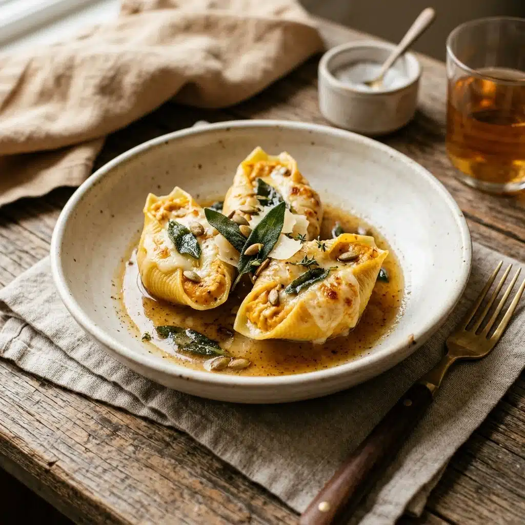 Pumpkin Stuffed Shells