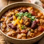 Pumpkin Turkey Chili for a Cozy High Protein Fall Dinner