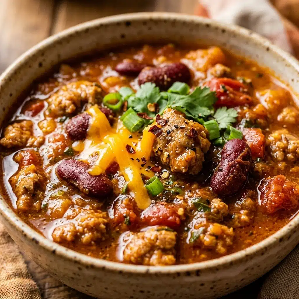 Pumpkin Turkey Chili for a Cozy High Protein Fall Dinner