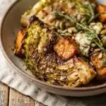 Roasted Cabbage and Sweet Potatoes for a Cozy Fall Side Dish