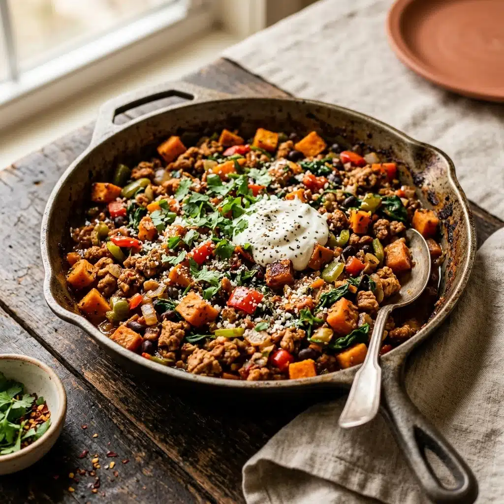 Sweet Potato Turkey Skillet