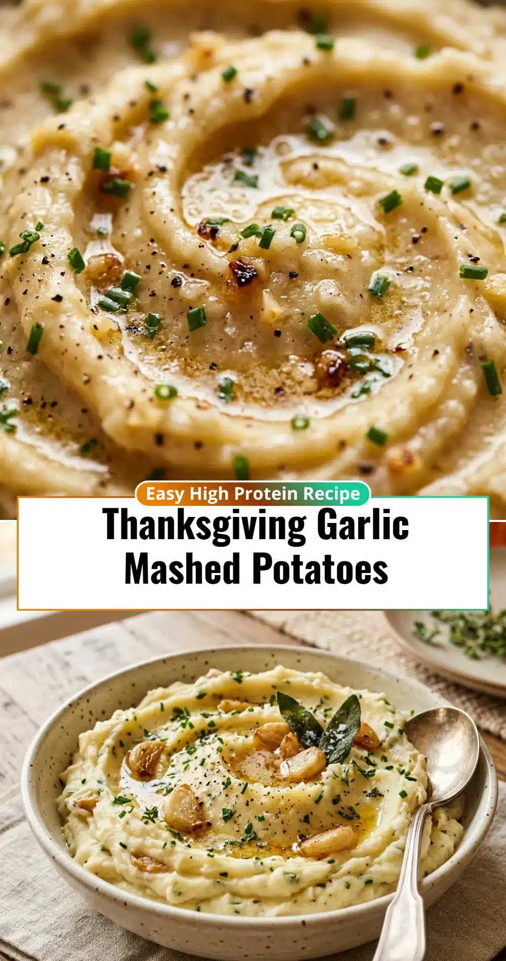 Thanksgiving Garlic Mashed Potatoes