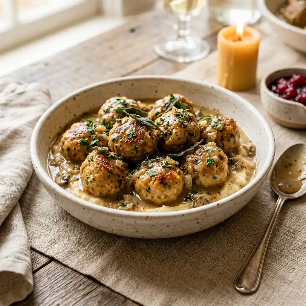 Thanksgiving Turkey Meatballs