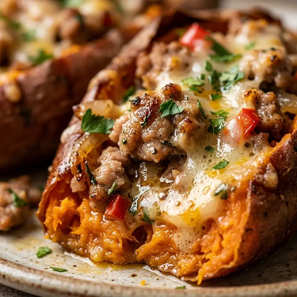 Turkey Stuffed Sweet Potatoes