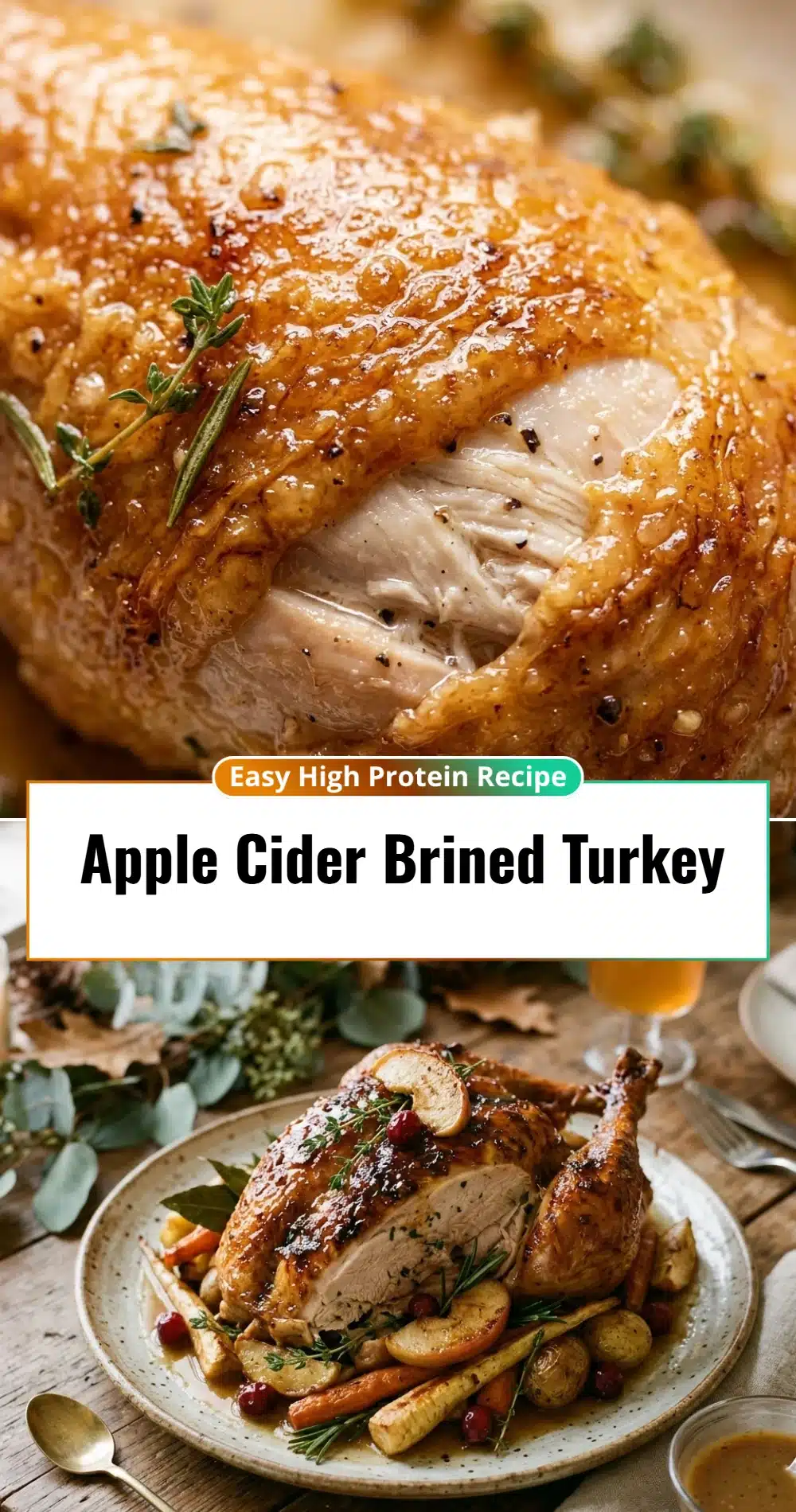 Apple Cider Brined Turkey