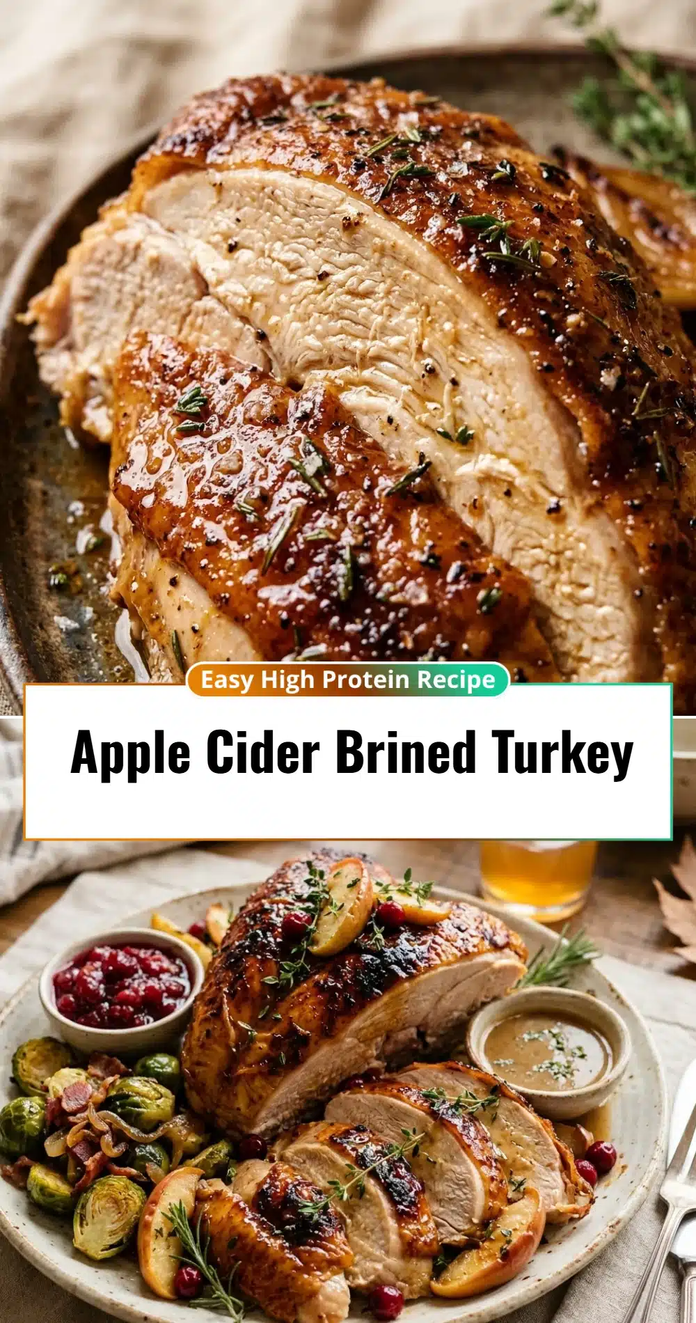 Apple Cider Brined Turkey