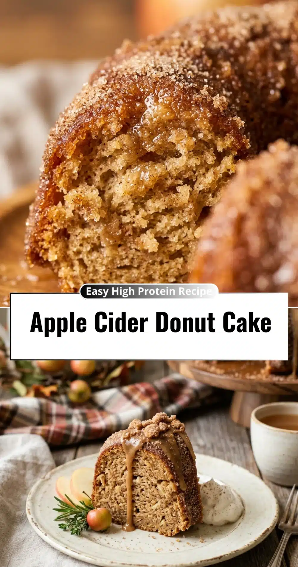 Apple Cider Donut Cake