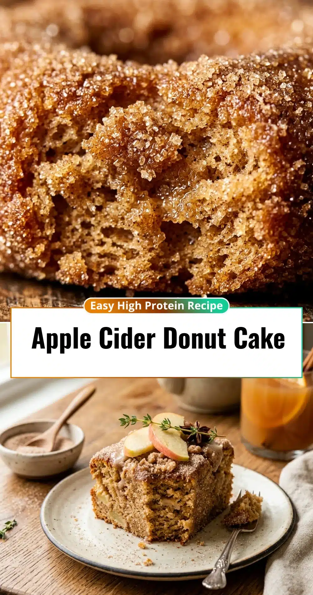 Apple Cider Donut Cake