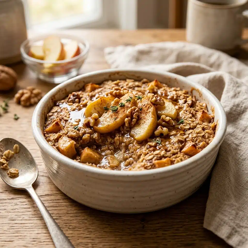 Apple Cinnamon Baked Oatmeal