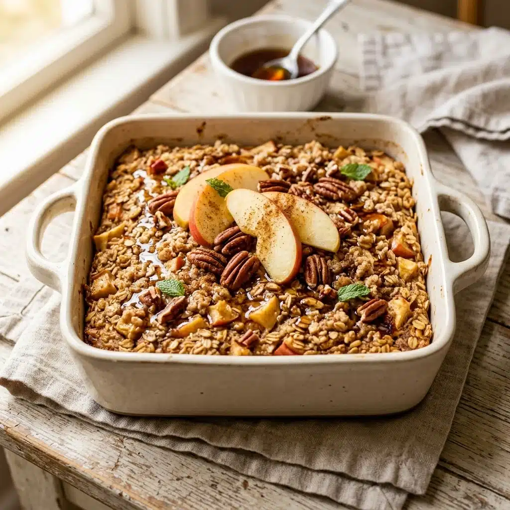 Apple Cinnamon Baked Oatmeal