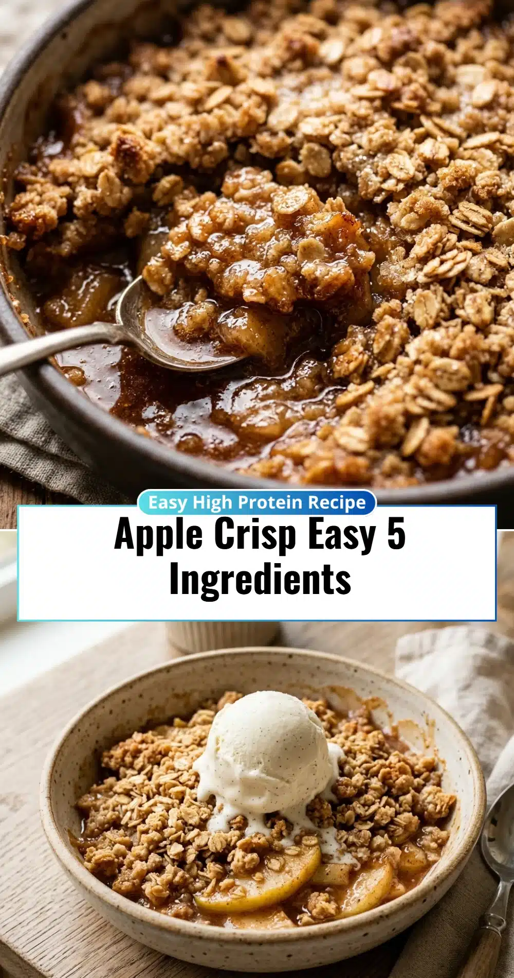 Apple Crisp Easy 5 Ingredients