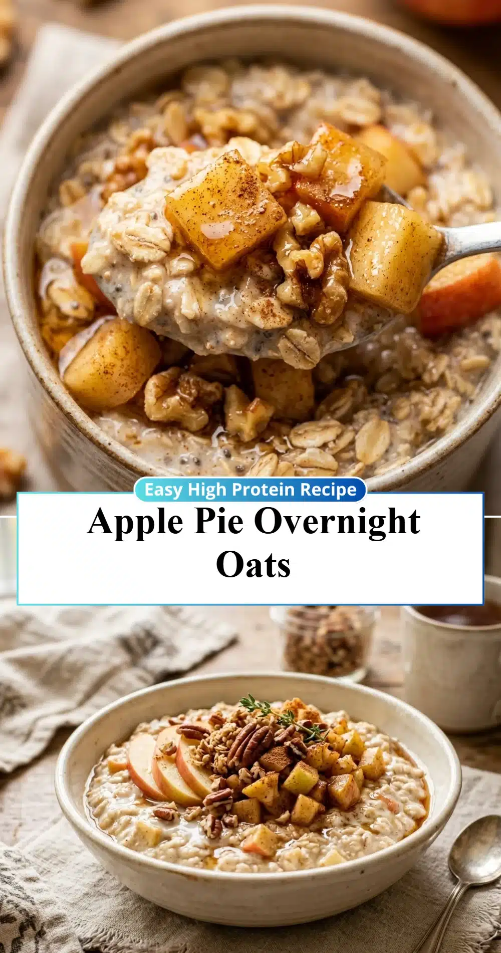 Apple Pie Overnight Oats