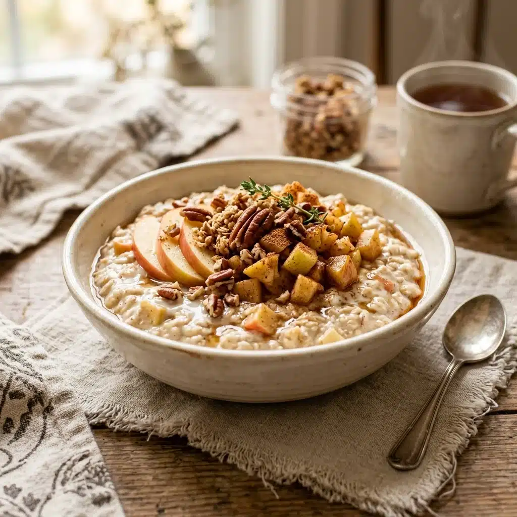 Apple Pie Overnight Oats