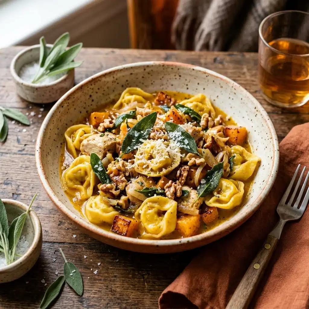 Autumn Chicken Tortellini with Butternut Squash