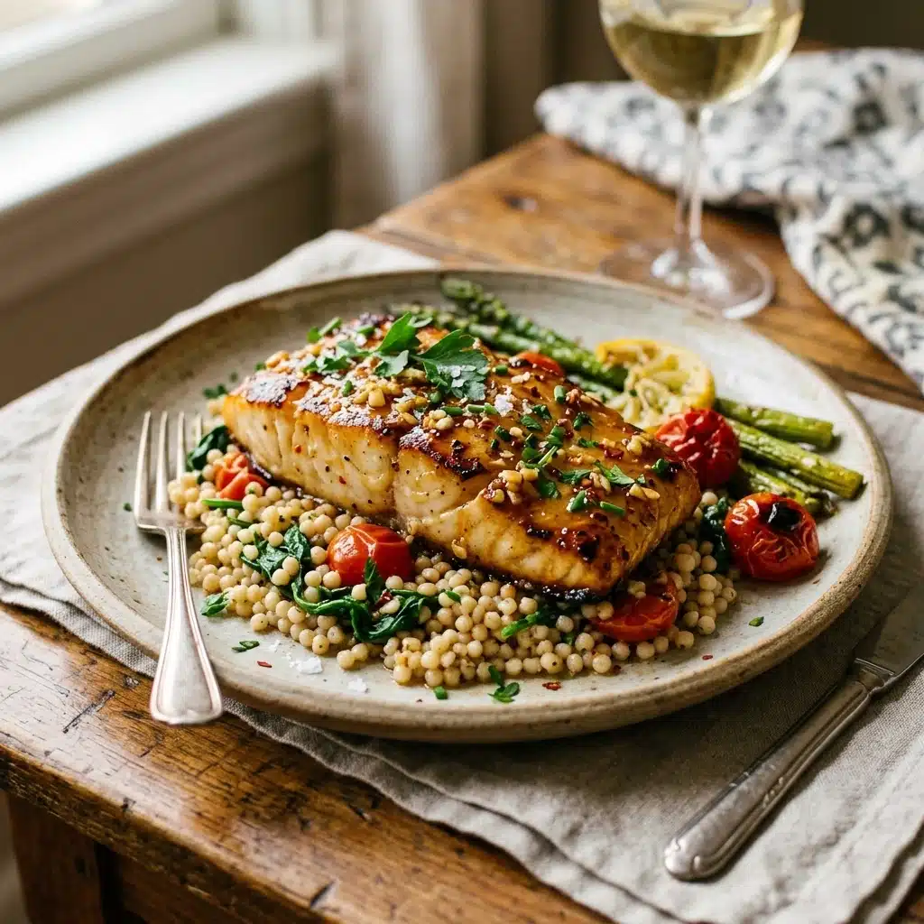Baked Cod with Honey Garlic Sauce – Easy Seafood Dinner