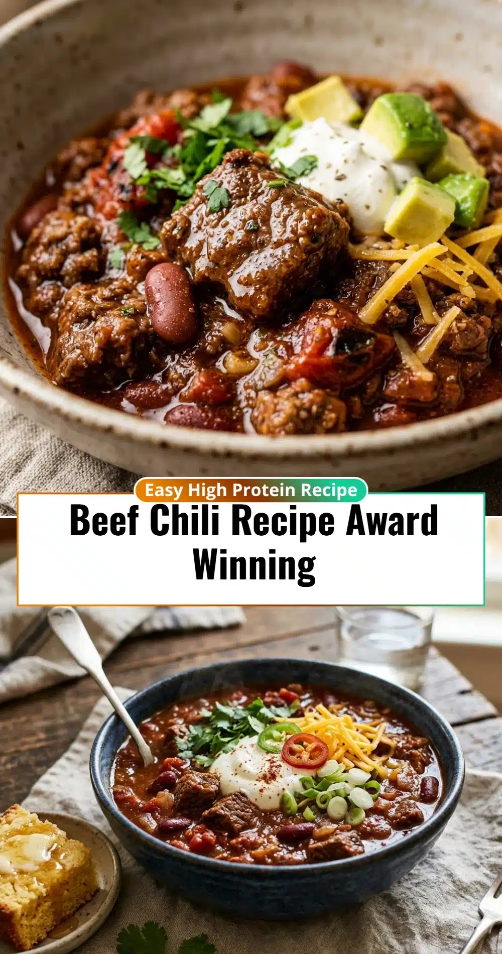 Beef Chili Recipe Award Winning