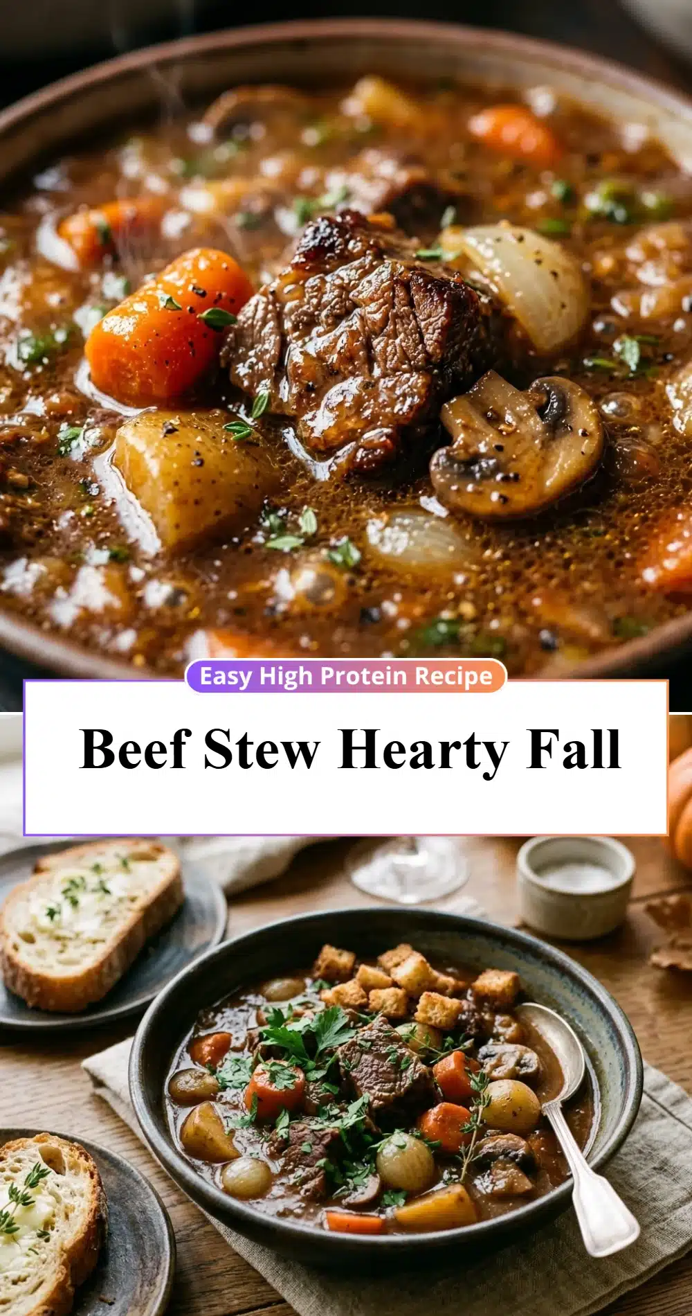Beef Stew Hearty Fall