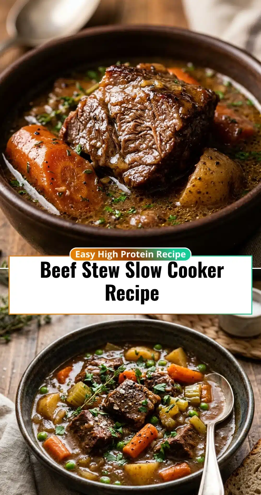 Beef Stew Slow Cooker Recipe
