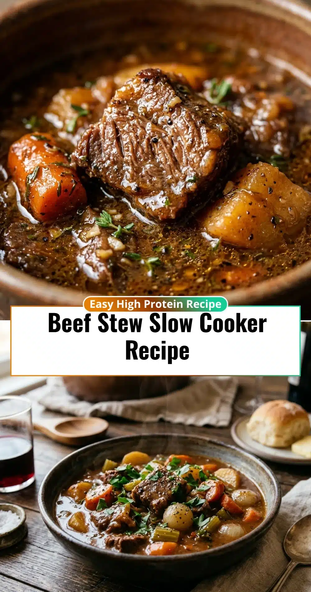 Beef Stew Slow Cooker Recipe