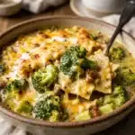 Broccoli Cheddar Lasagna Soup – Creamy Comfort Food Recipe
