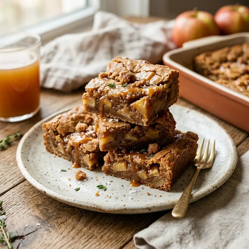 Brown Butter Apple Blondies