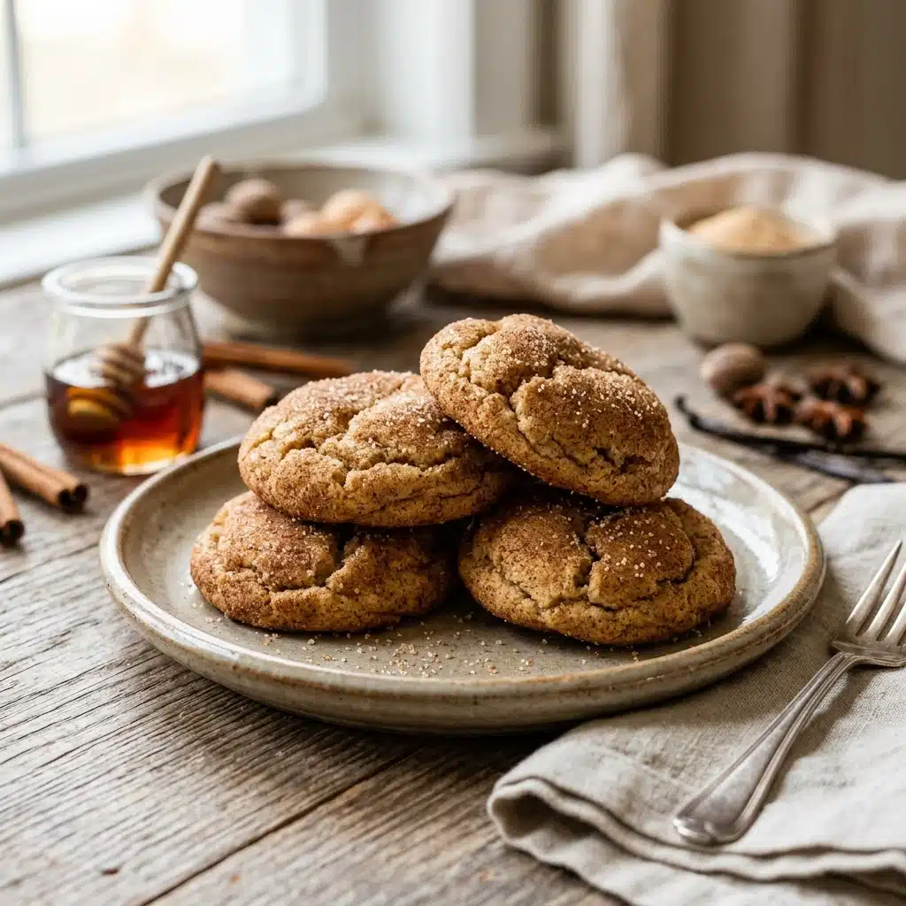 Brown Butter Maple Snickerdoodles