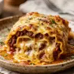 Cheesy Beef Lasagna Roll Ups