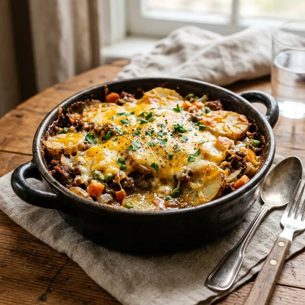 Cheesy Hobo Casserole with Ground Beef – Hearty Comfort Food