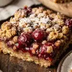 Cherry Crumble Bars