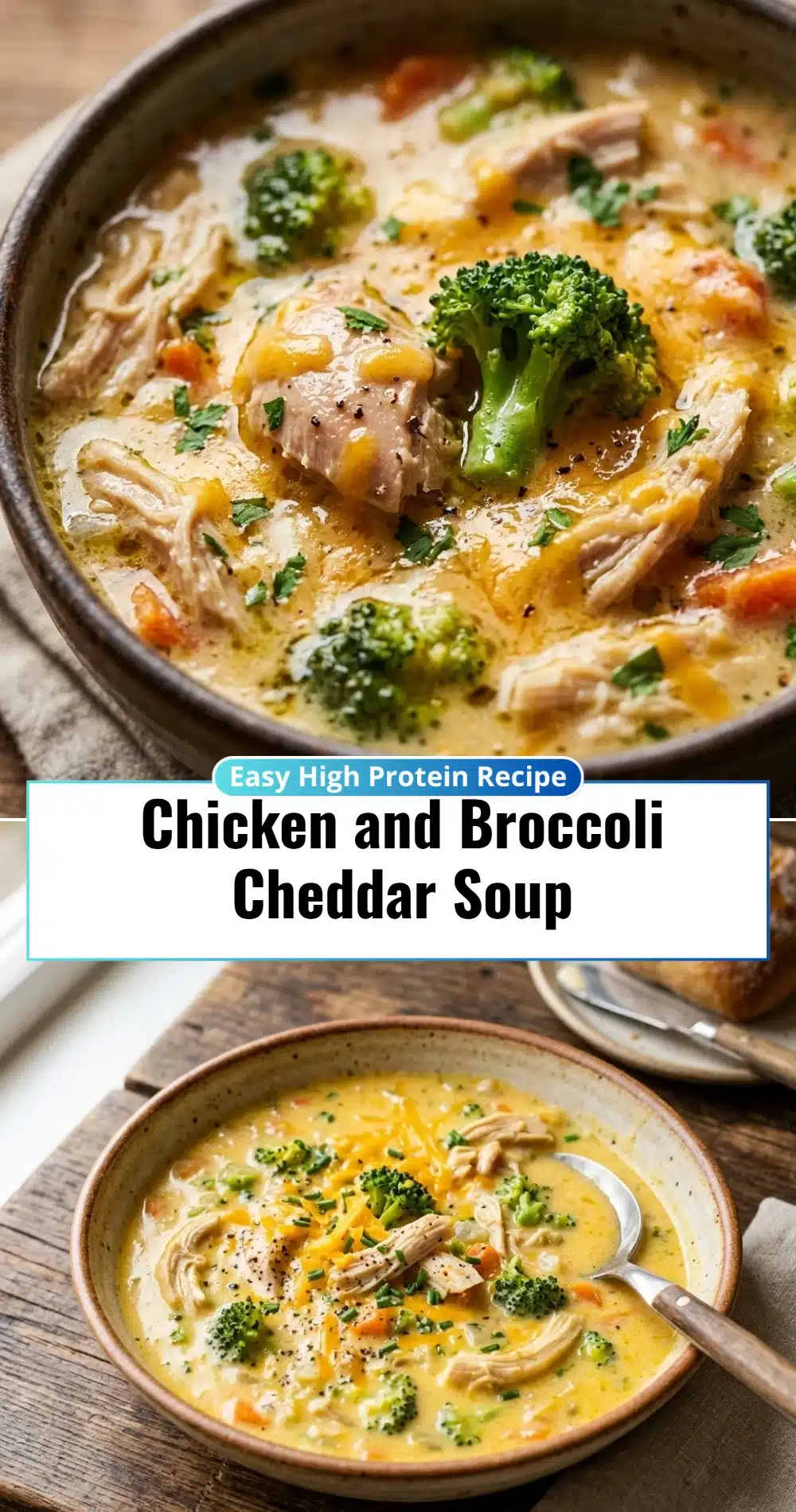 Chicken and Broccoli Cheddar Soup
