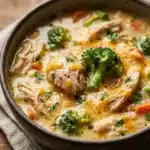 Chicken and Broccoli Cheddar Soup