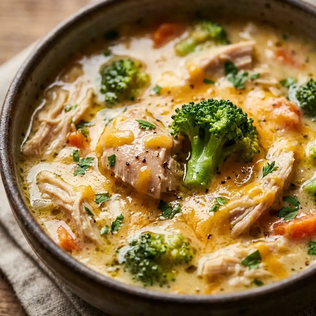 Chicken and Broccoli Cheddar Soup
