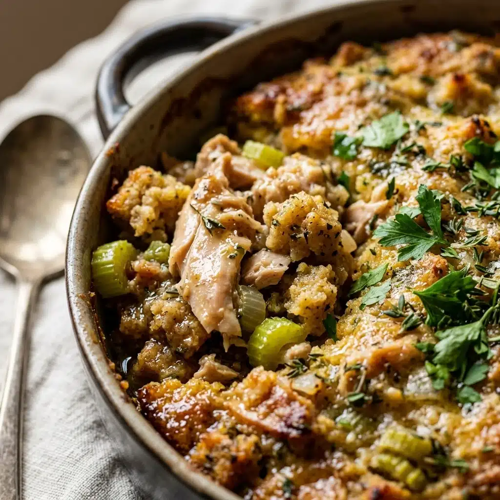 Chicken and Stuffing Casserole