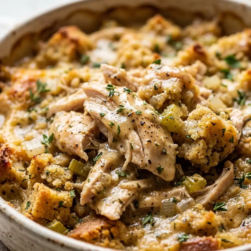 Chicken and Stuffing Casserole