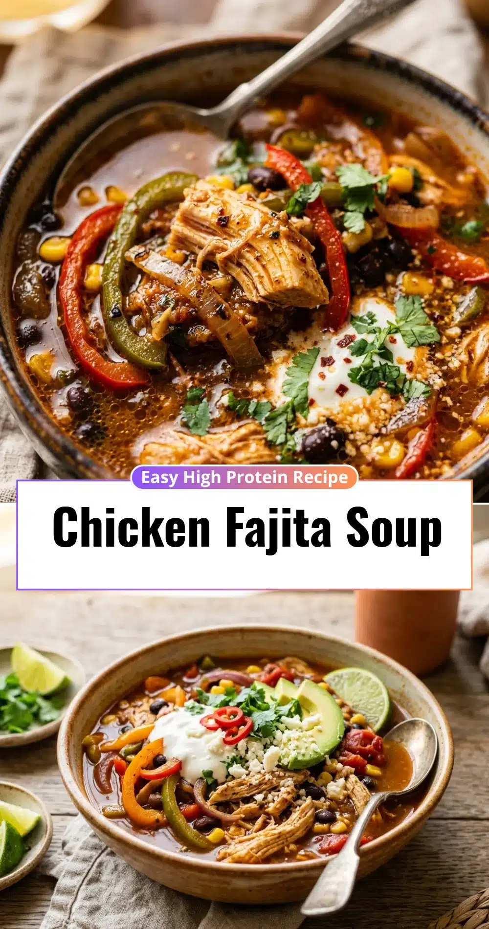 Chicken Fajita Soup