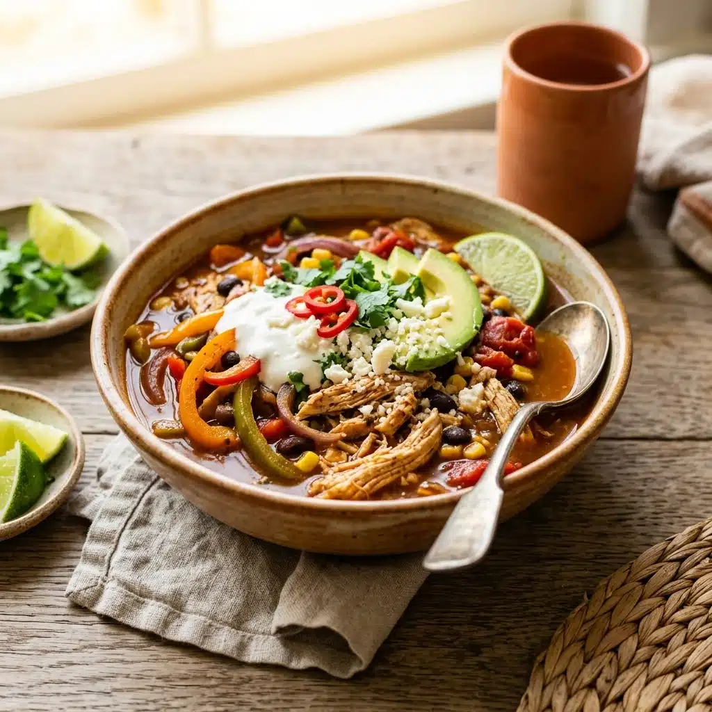 Chicken Fajita Soup