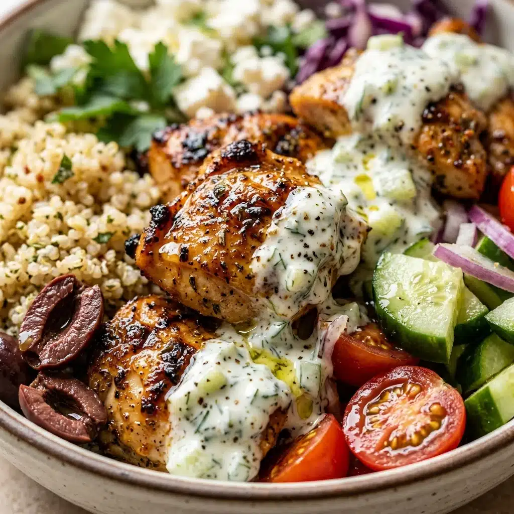 Chicken Gyro Bowls