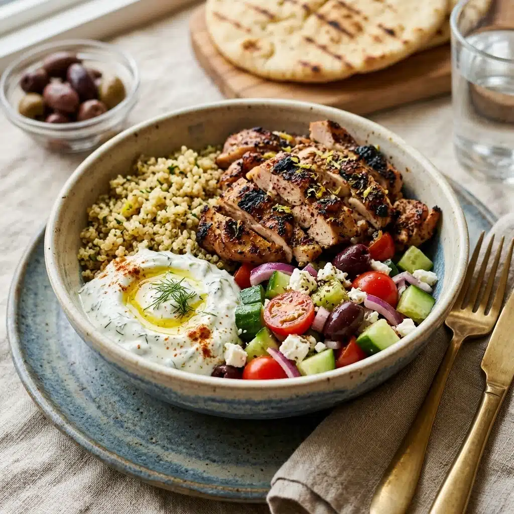 Chicken Gyro Bowls