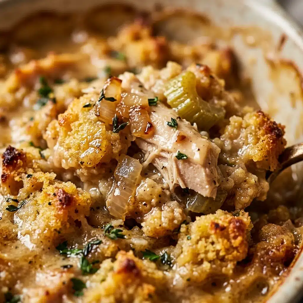 Chicken Stuffing Casserole