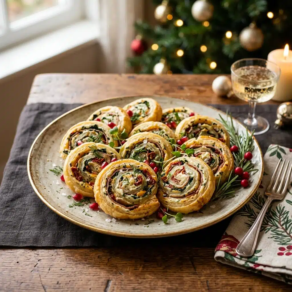 Christmas Eve Finger Foods - Pinwheels