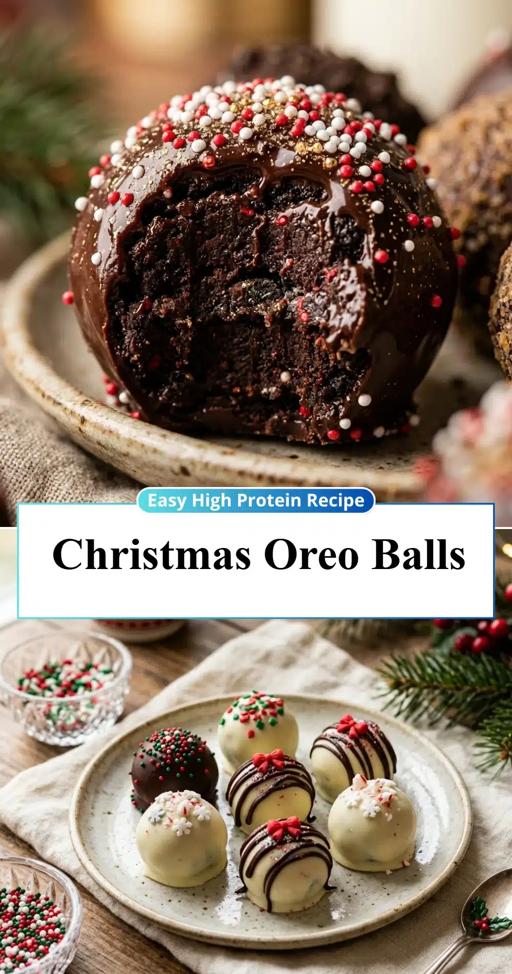 Christmas Oreo Balls