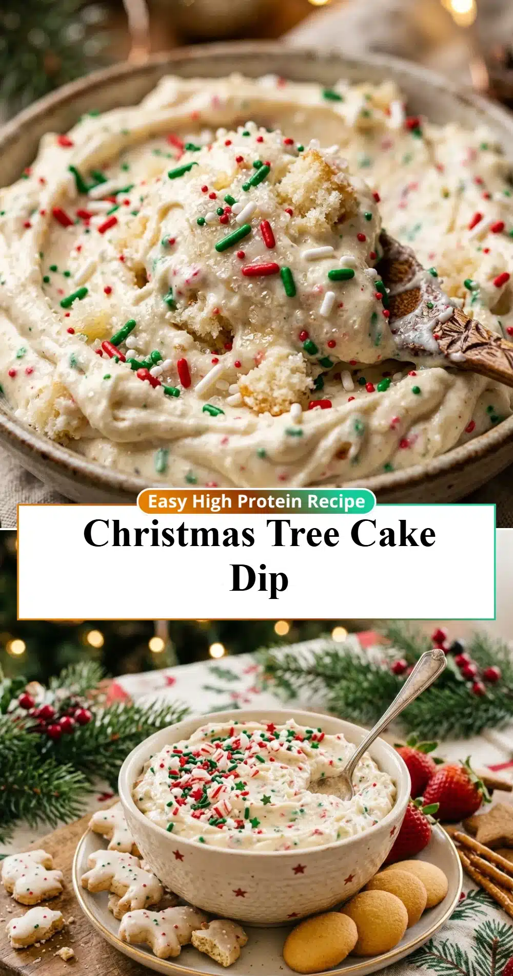 Christmas Tree Cake Dip