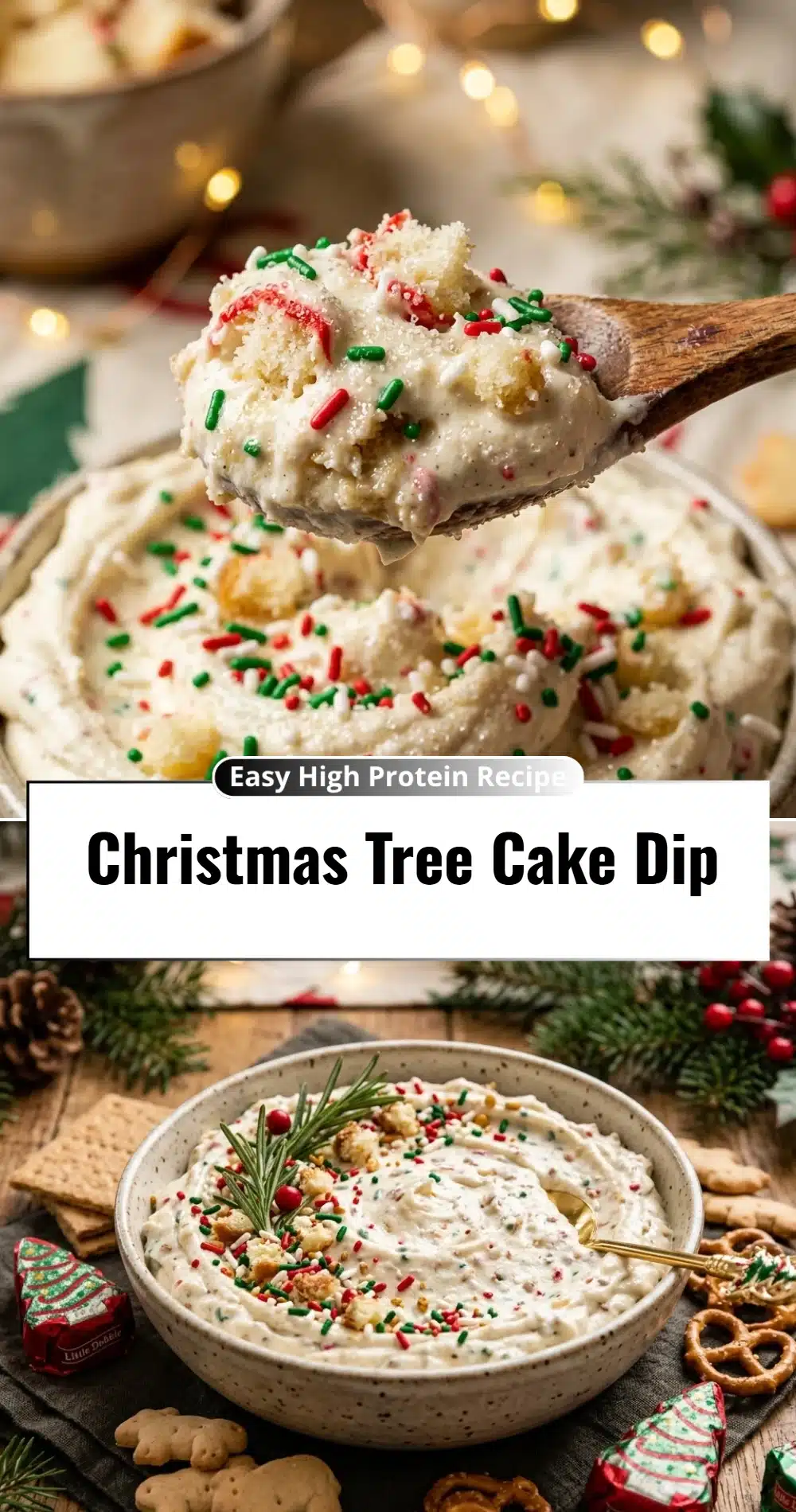 Christmas Tree Cake Dip