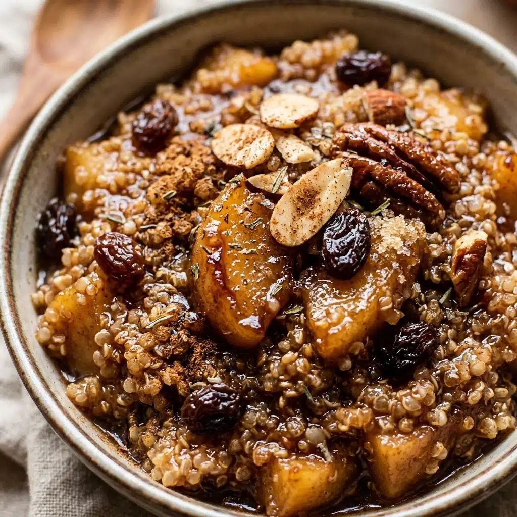Cinnamon Apple Breakfast Quinoa