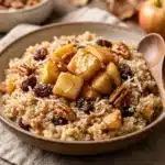 Cinnamon Apple Breakfast Quinoa – Healthy Fall Breakfast Idea