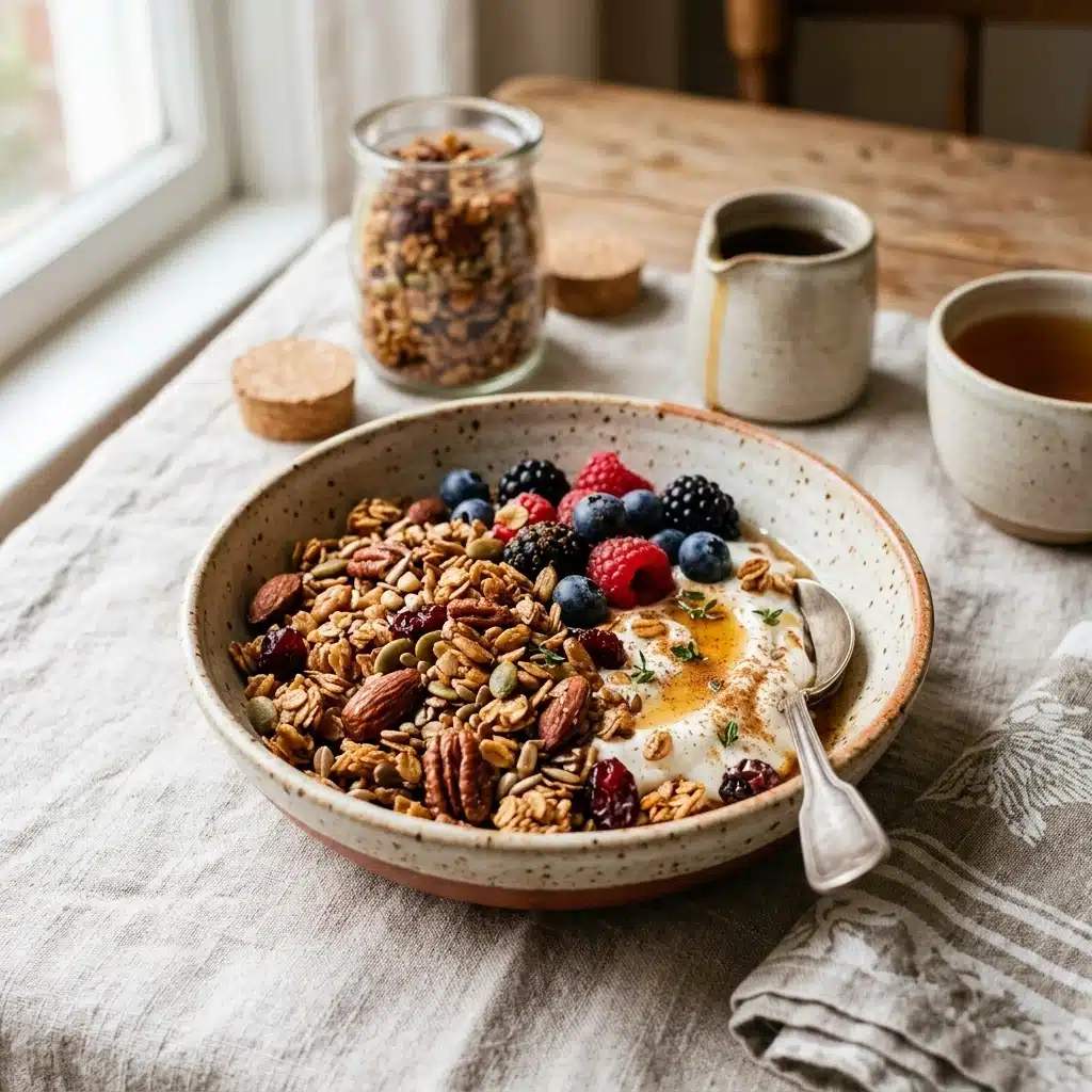 Cinnamon Maple Granola
