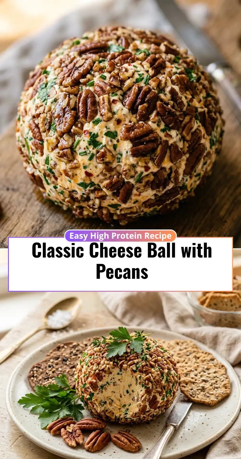 Classic Cheese Ball with Pecans