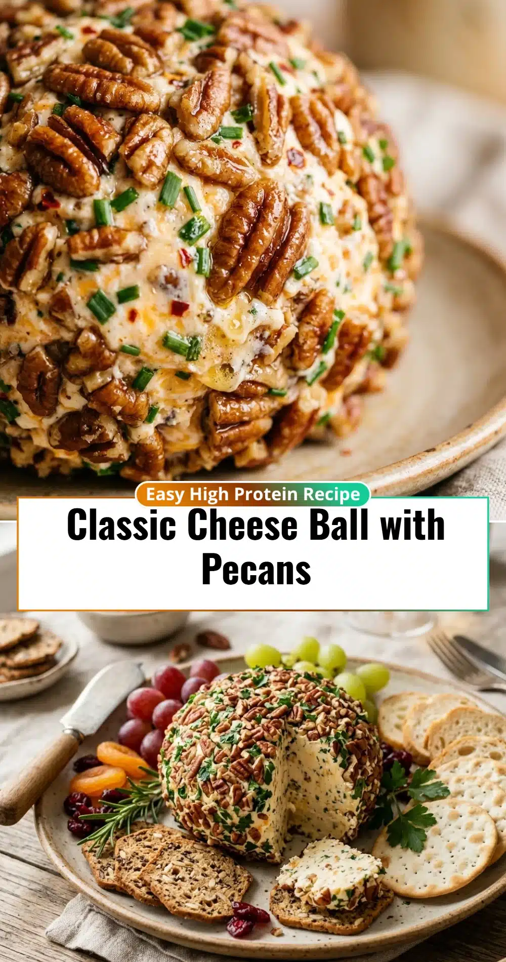 Classic Cheese Ball with Pecans