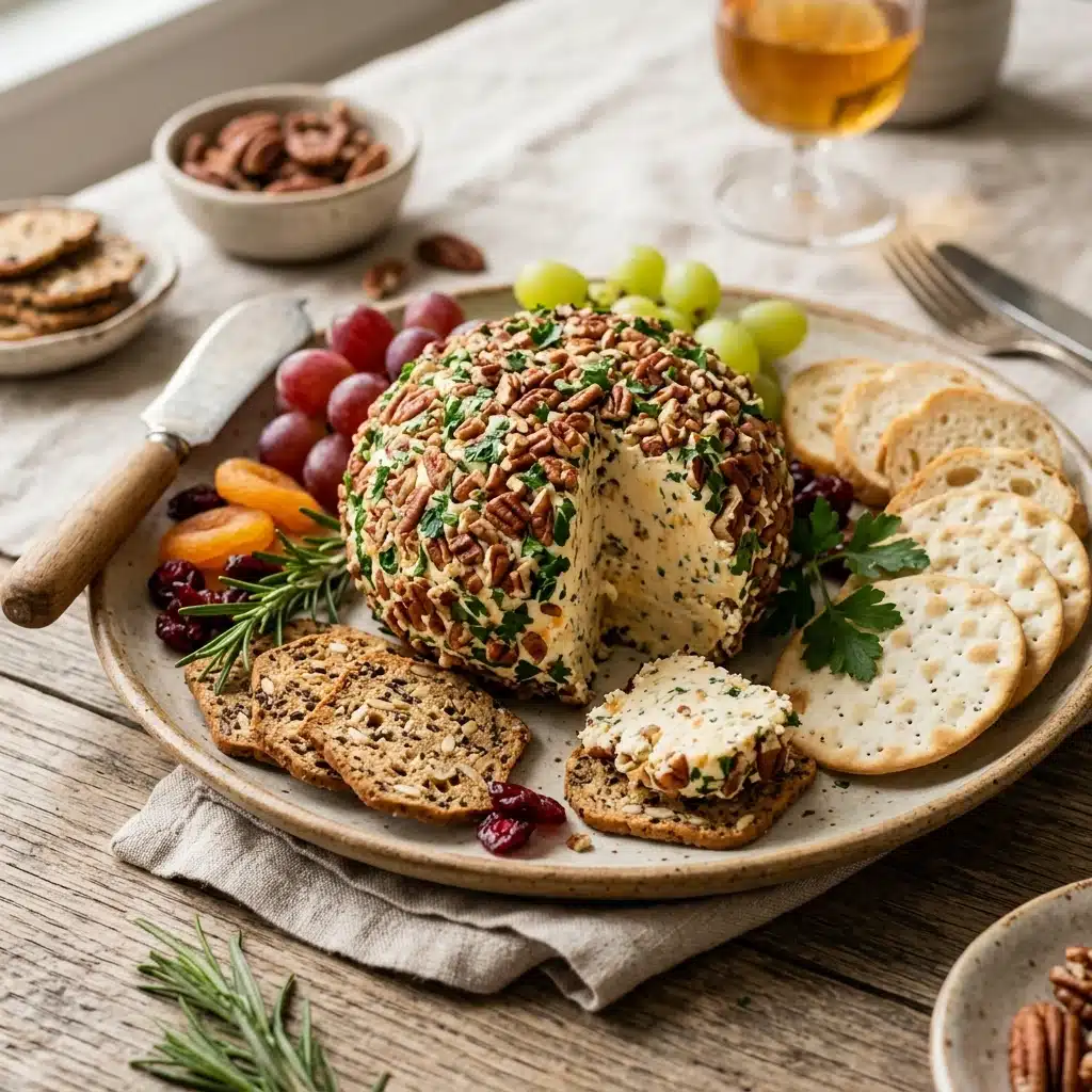Classic Cheese Ball with Pecans